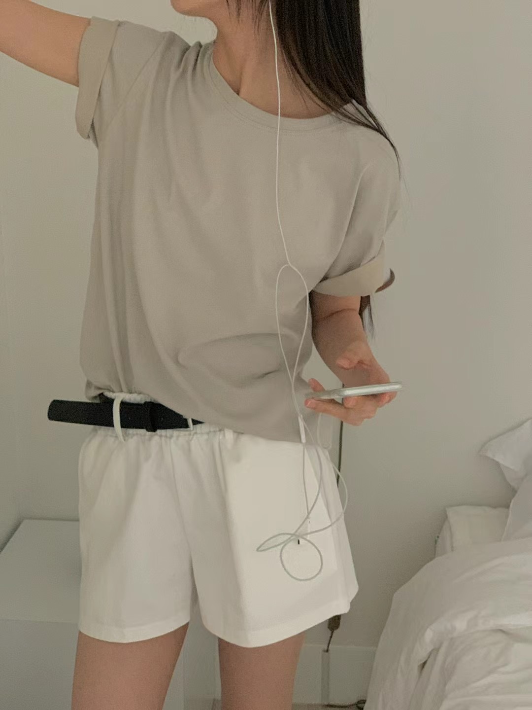 OBE韓國代購㊣女士新款職業時尚25春夏推薦熱賣真品人氣T恤OBET恤圖色2