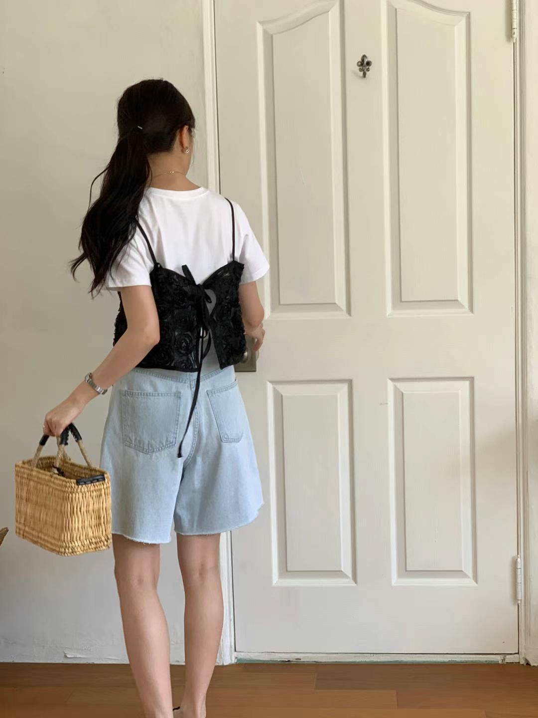 SALT.B東大門㊣實拍女裝新款推薦真品休閑吊帶背心不含內搭SALT.B吊帶/背心