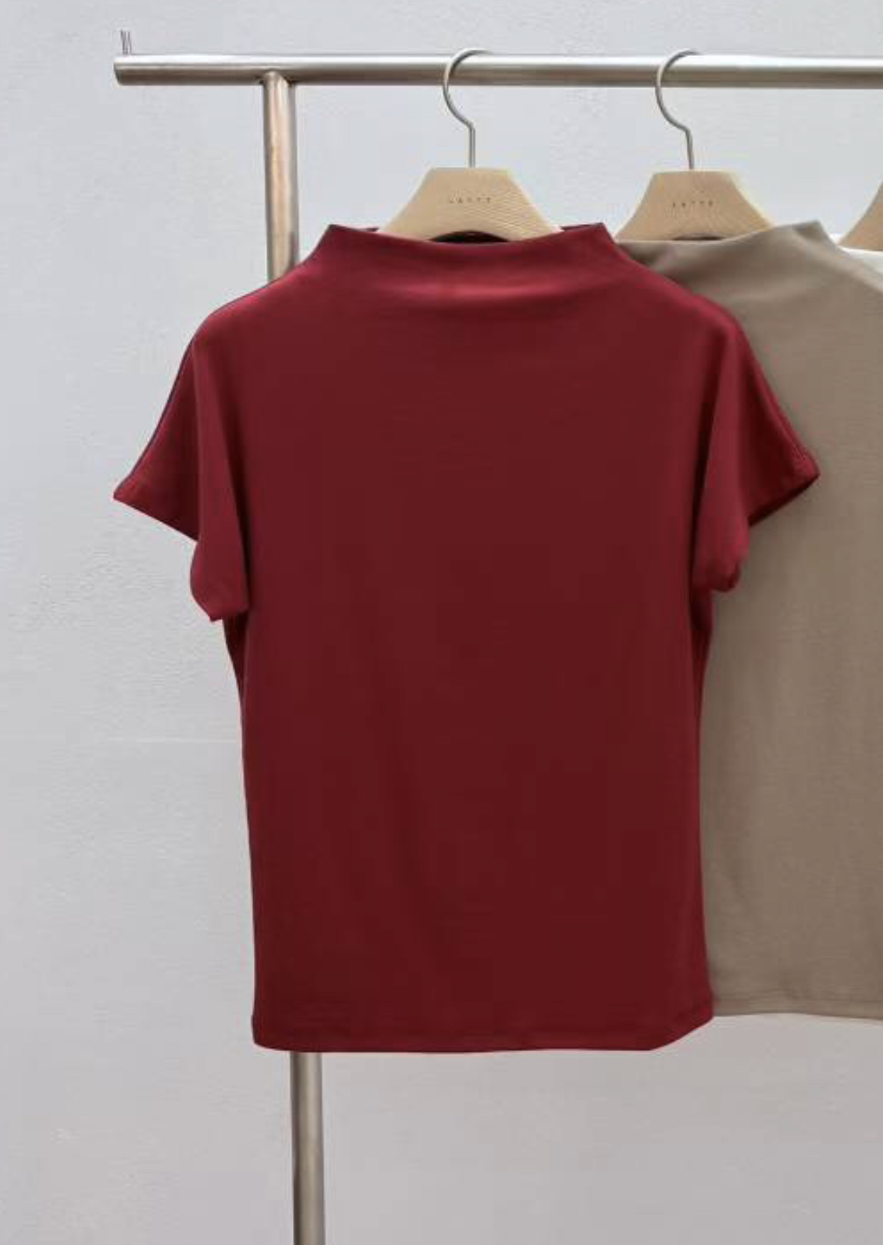 LATTE東大門㊣直郵女士新品時尚職業休閑熱賣推薦25春夏T恤LATTET恤圖色1