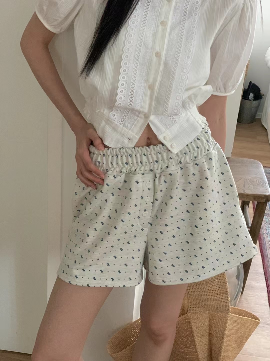 OBE韓國直郵㊣女士新款25春夏職業休閑人氣時尚推薦真品短褲OBE短褲圖色3