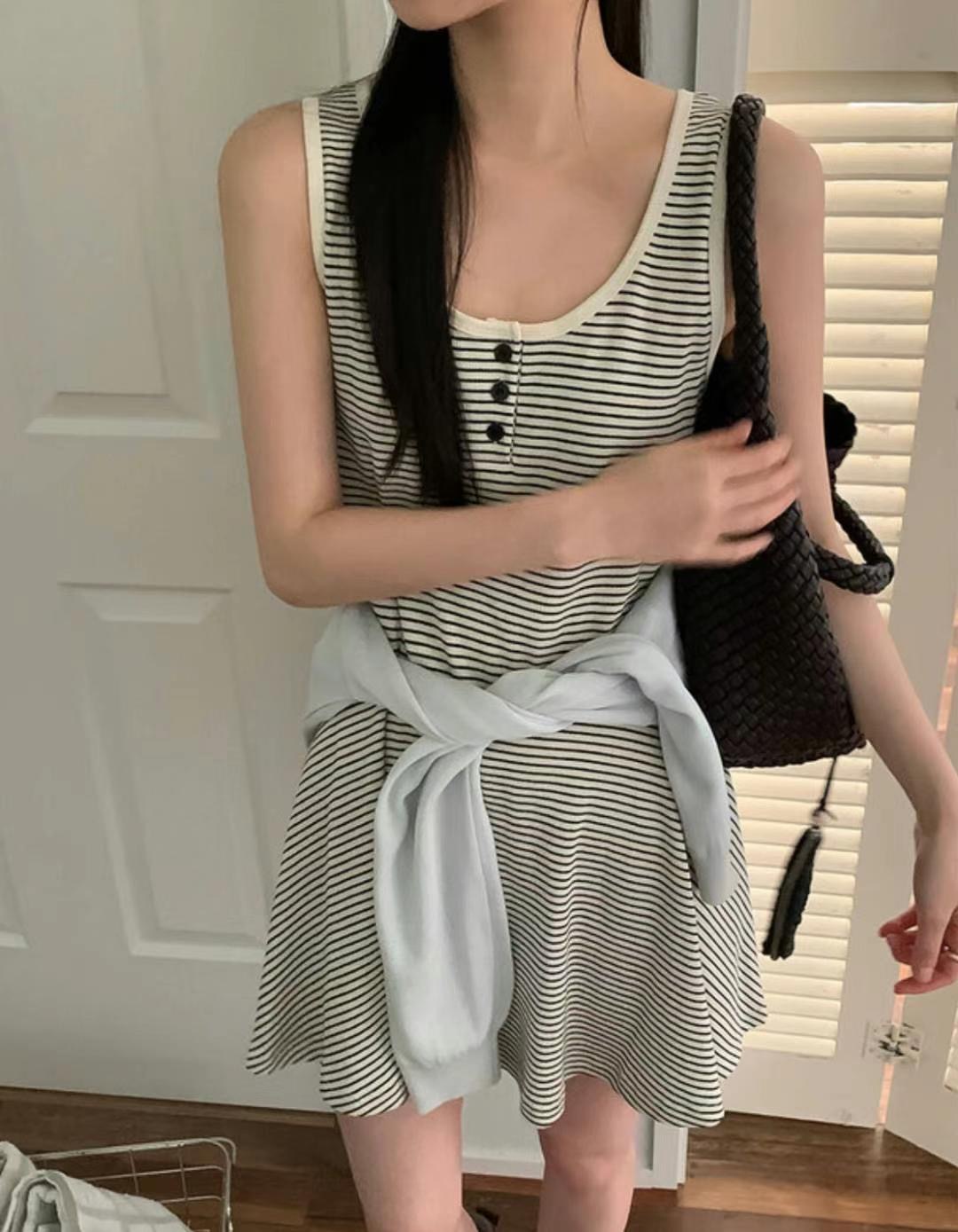 SALT.B韓國代購㊣女士新款熱賣推薦休閑25春夏真品時尚連衣裙SALT.B連衣裙