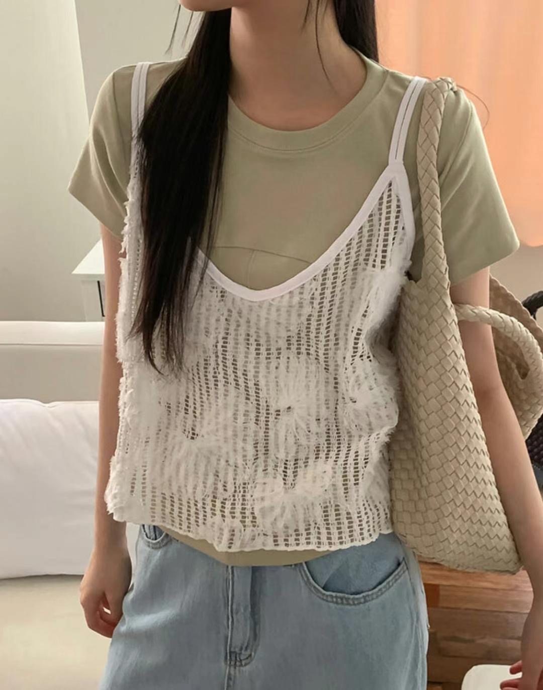 SALT.B東大門㊣代購女裝新品休閑職業熱賣時尚人氣吊帶背心SALT.B吊帶/背心