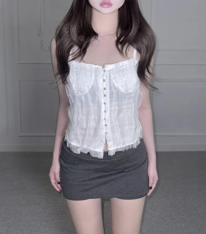 HIDDENHILLS東大門㊣直郵女士新品休閑推薦人氣熱賣吊帶背心HIDDENHILLS吊帶/背心