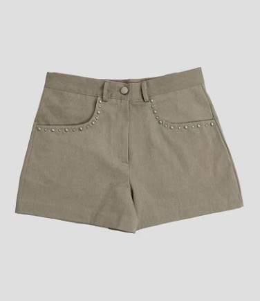 HIDDENHILLS東大門㊣直郵女裝新品25春夏時尚熱賣人氣推薦短褲HIDDENHILLS短褲圖色1