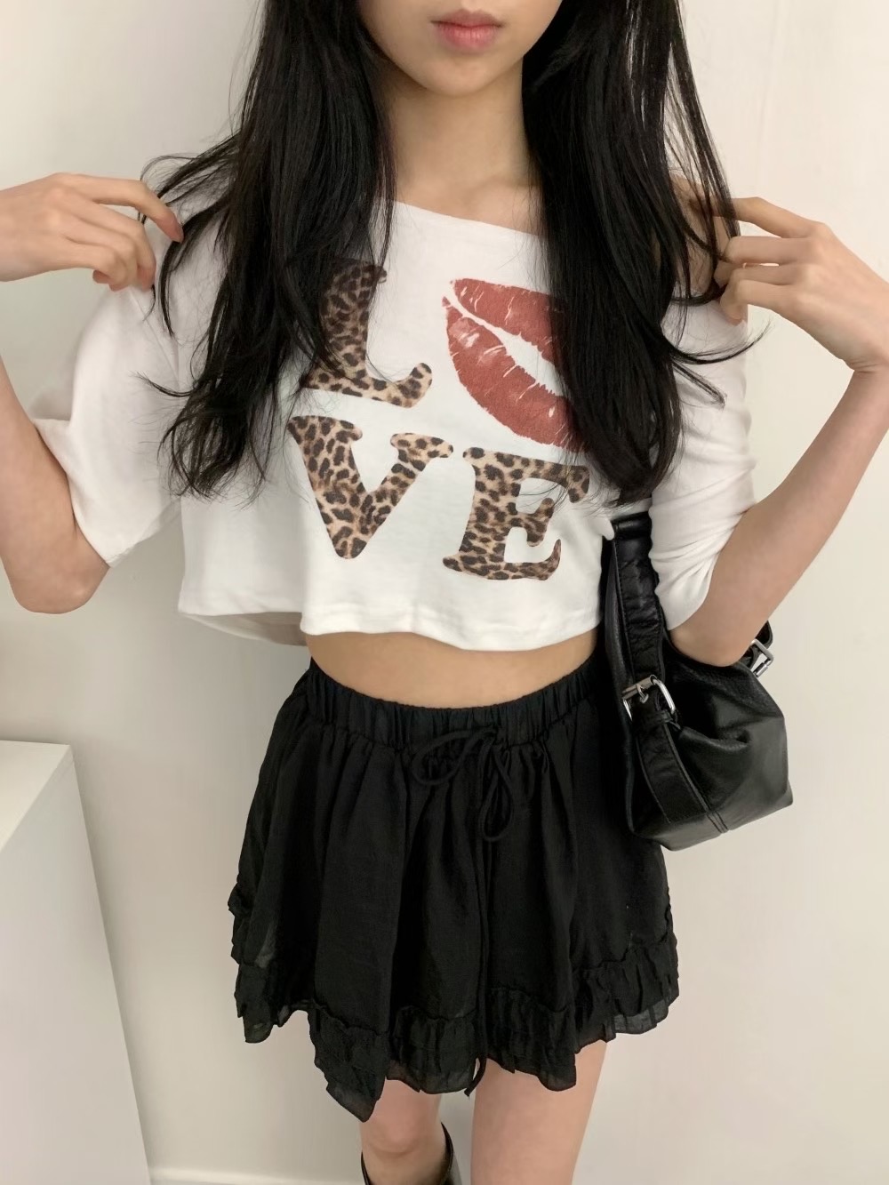 HIDDENHILLS韓國直郵㊣女士新品推薦休閑人氣25春夏職業T恤HIDDENHILLST恤圖色1