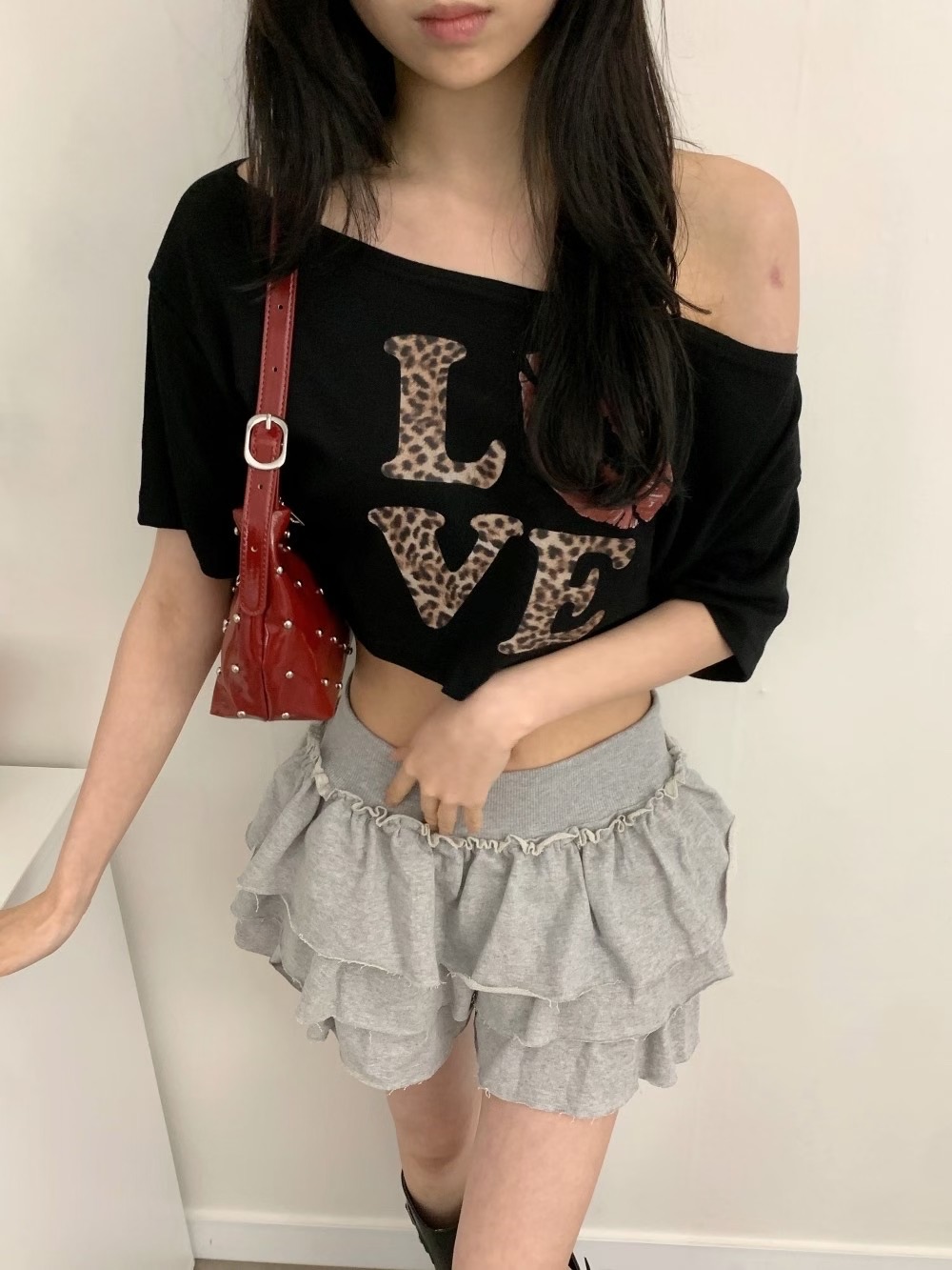 HIDDENHILLS韓國直郵㊣女士新品推薦休閑人氣25春夏職業T恤HIDDENHILLST恤圖色2