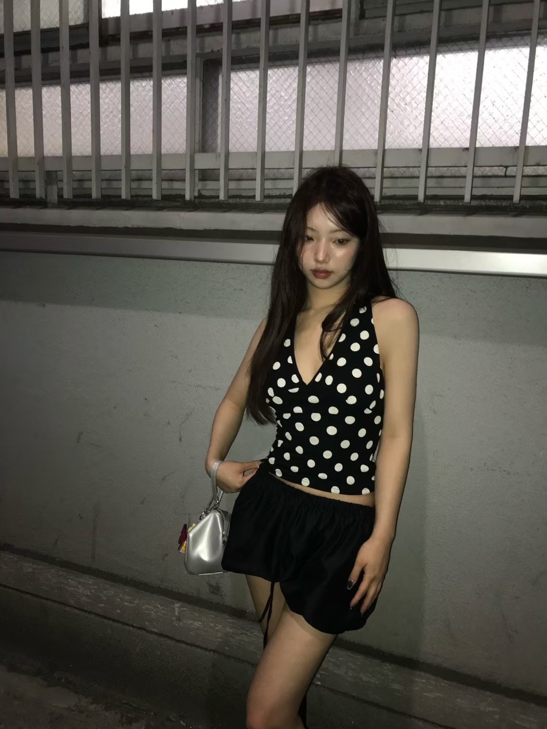 HIDDENHILLS韓國代購㊣女裝新品休閑25春夏職業人氣吊帶背心HIDDENHILLS吊帶/背心圖色2