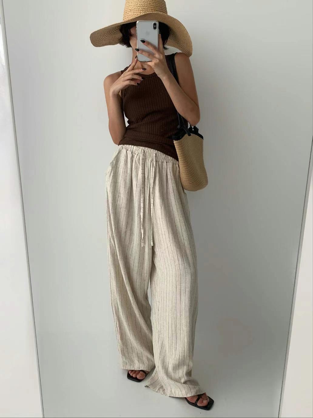 CELEB-셀럽-T東大門㊣直郵女士新品推薦人氣時尚熱賣休閑褲CELEB-T休閑褲圖色2