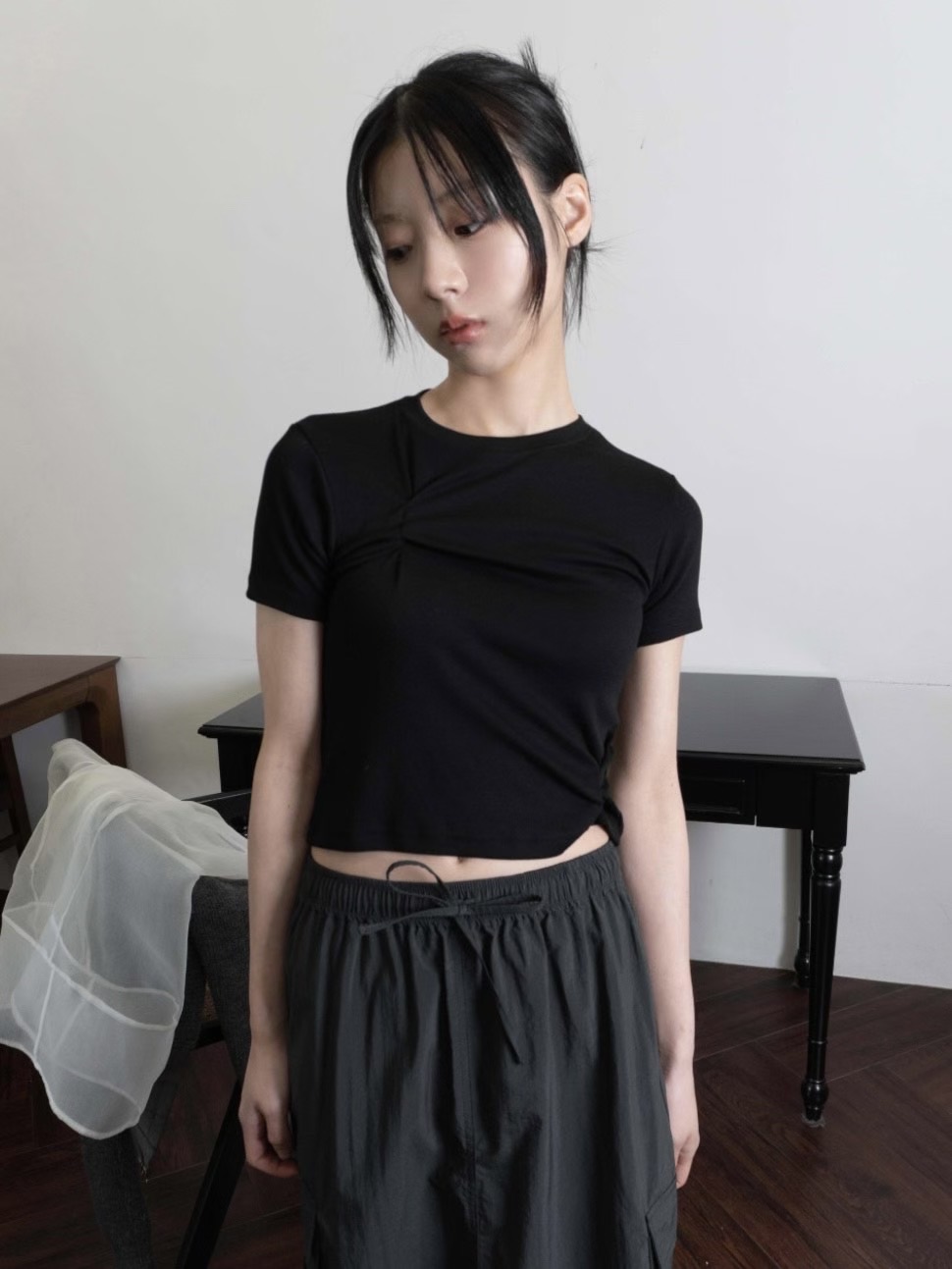 HIDDENHILLS東大門㊣實拍女裝新款休閑25春夏職業人氣推薦T恤HIDDENHILLST恤
