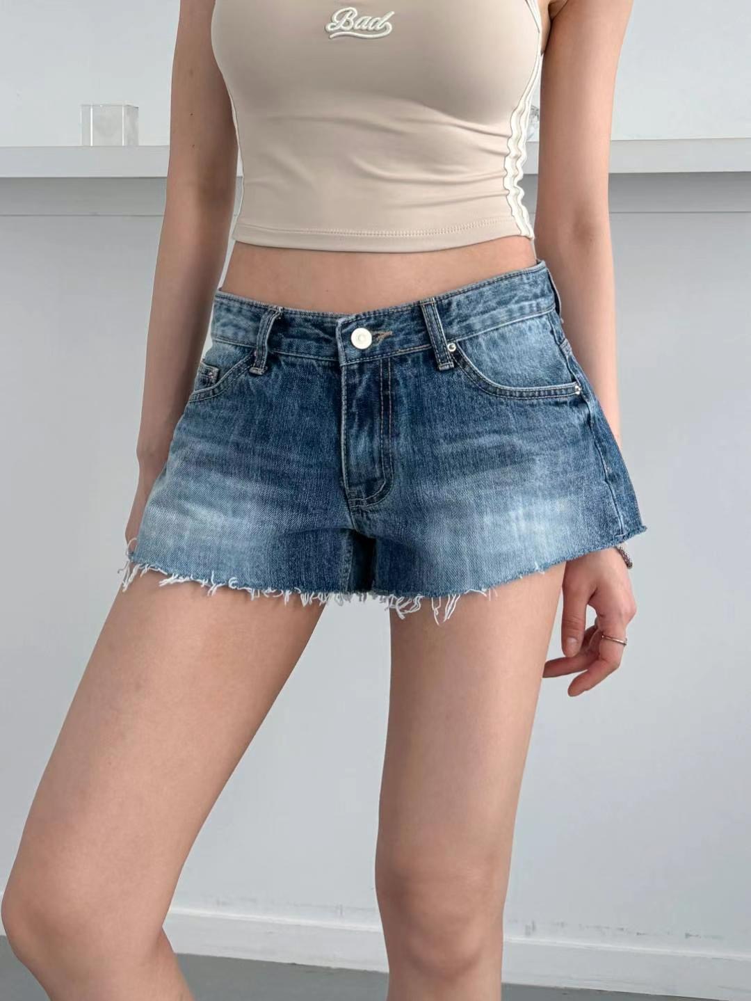 DOUBLEM東大門㊣代購女裝新品人氣25春夏職業時尚真品休閑短褲DOUBLEM短褲圖色1