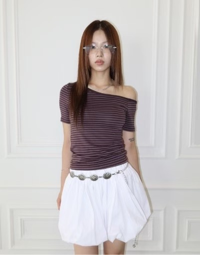 HIDDENHILLS東大門㊣直郵女裝新款休閑熱賣25春夏人氣推薦T恤HIDDENHILLST恤圖色3