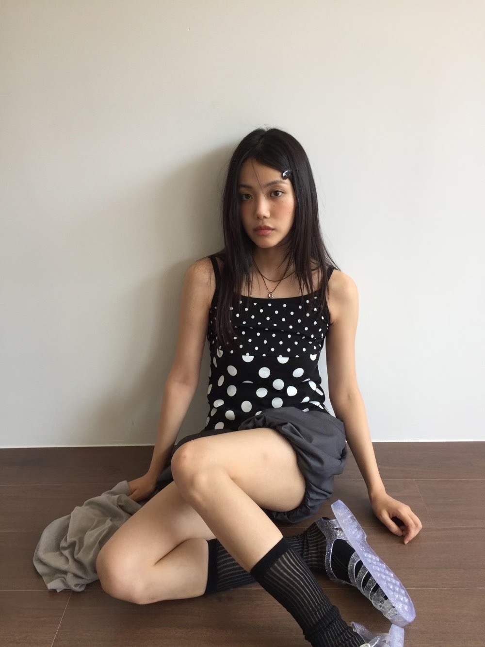 HIDDENHILLS韓國直郵㊣女士新品人氣時尚休閑推薦熱賣吊帶背心HIDDENHILLS吊帶/背心