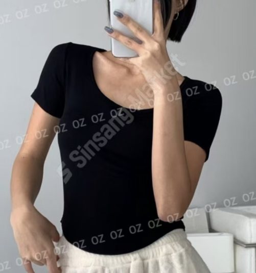 OZBRIDGE 오즈브릿지東大門㊣直郵女士新品25春夏休閑時尚T恤OZBRIDGE 오즈브릿지T恤圖色2