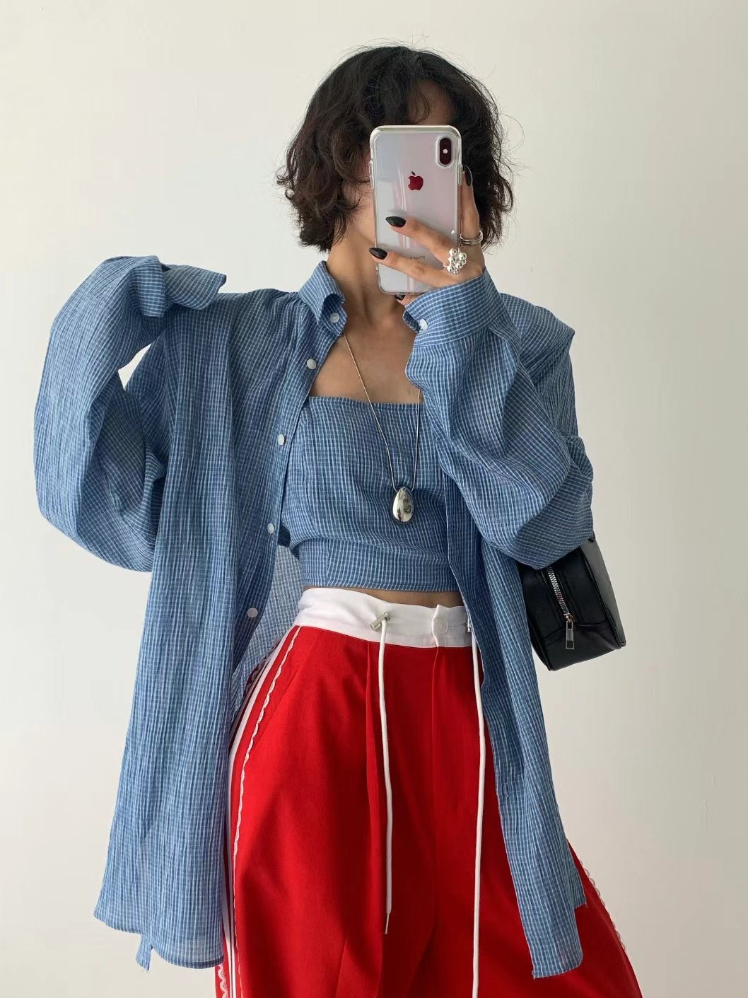 CELEB-셀럽-T東大門㊣實拍女裝新品推薦25春夏真品套裝套裝CELEB-T套裝圖色2