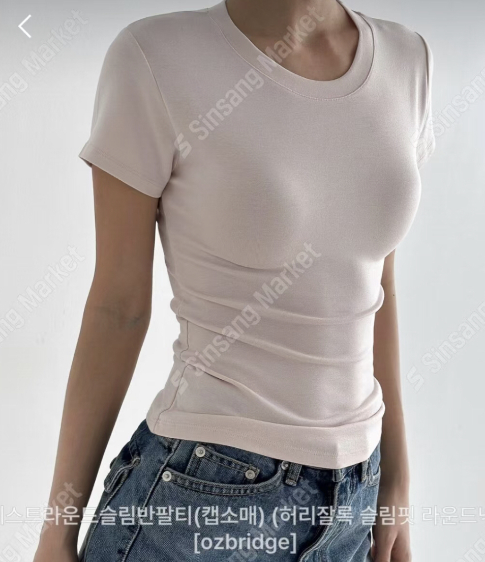 OZBRIDGE 오즈브릿지東大門㊣直郵女士新品25春夏人氣T恤修身OZBRIDGE 오즈브릿지T恤圖色4
