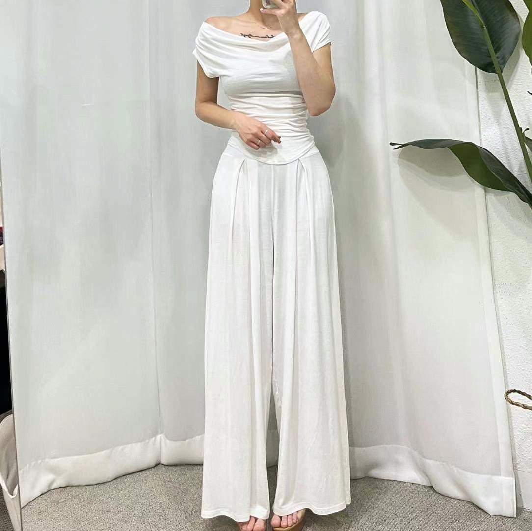 GANJI-간지-T東大門㊣直郵女裝新品休閑職業25春夏休閑褲GANJI-ot休閑褲