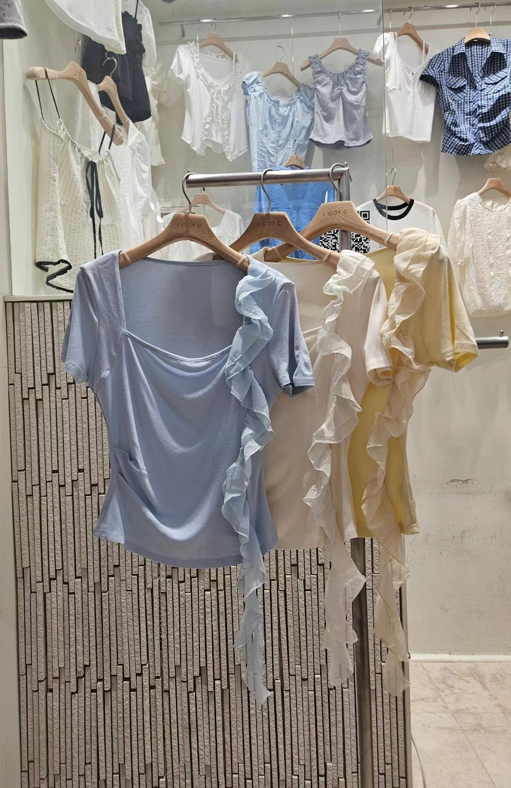 IGOTC-아가씨-T東大門㊣代購女裝新品休閑25春夏真品時尚T恤IGOTC-아가씨-TT恤