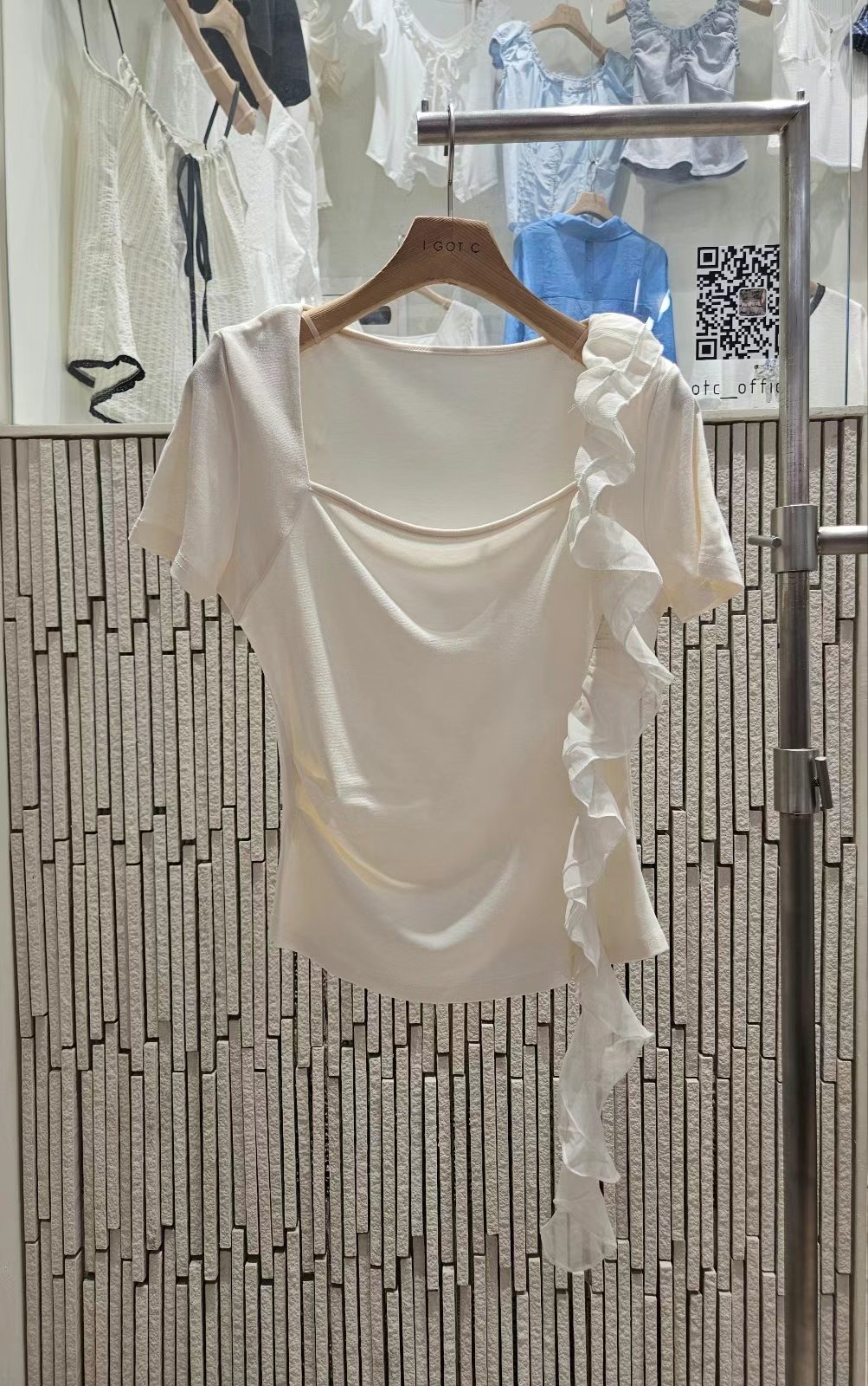 IGOTC-아가씨-T東大門㊣代購女裝新品休閑25春夏真品時尚T恤IGOTC-아가씨-TT恤圖色2
