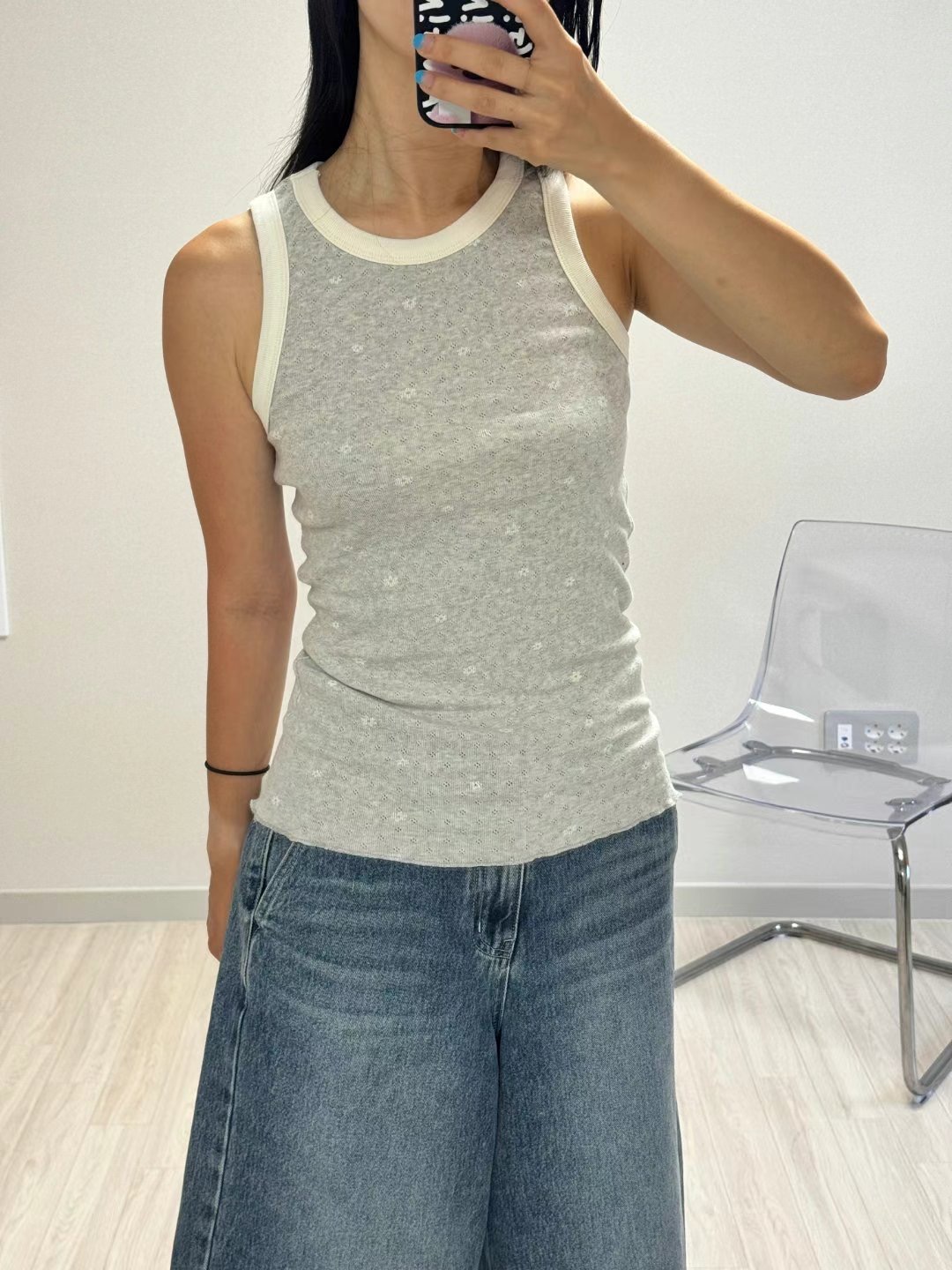 J&B韓國代購㊣女士新款25春夏職業熱賣時尚休閑吊帶背心J&B吊帶/背心圖色2