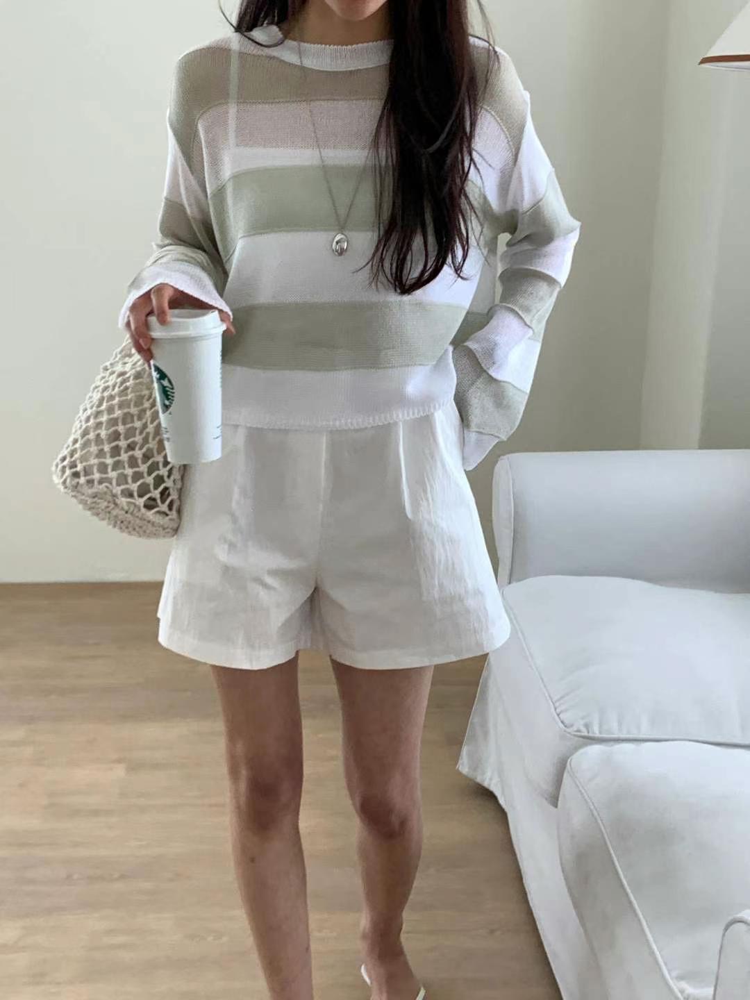 LOOK韓國代購㊣女裝新品推薦人氣時尚職業休閑真品熱賣針織衫LOOK針織衫圖色1