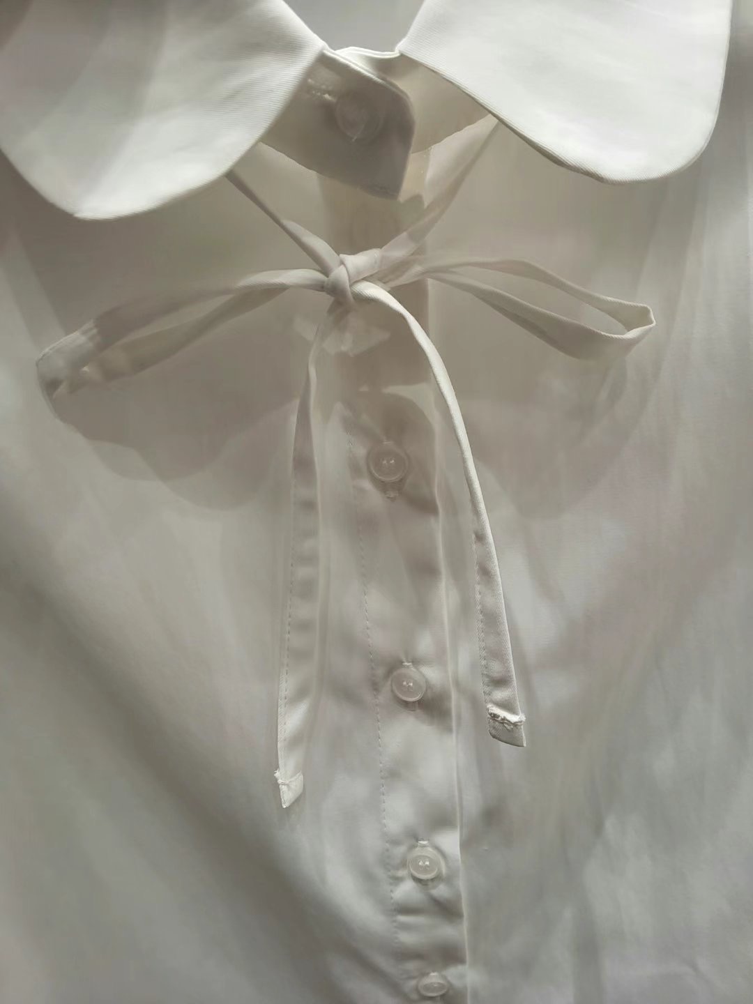 IGOTC-아가씨-T韓國代購㊣女裝新品25春夏襯衫蕾絲衫圓領IGOTC-아가씨-T襯衫/蕾絲衫