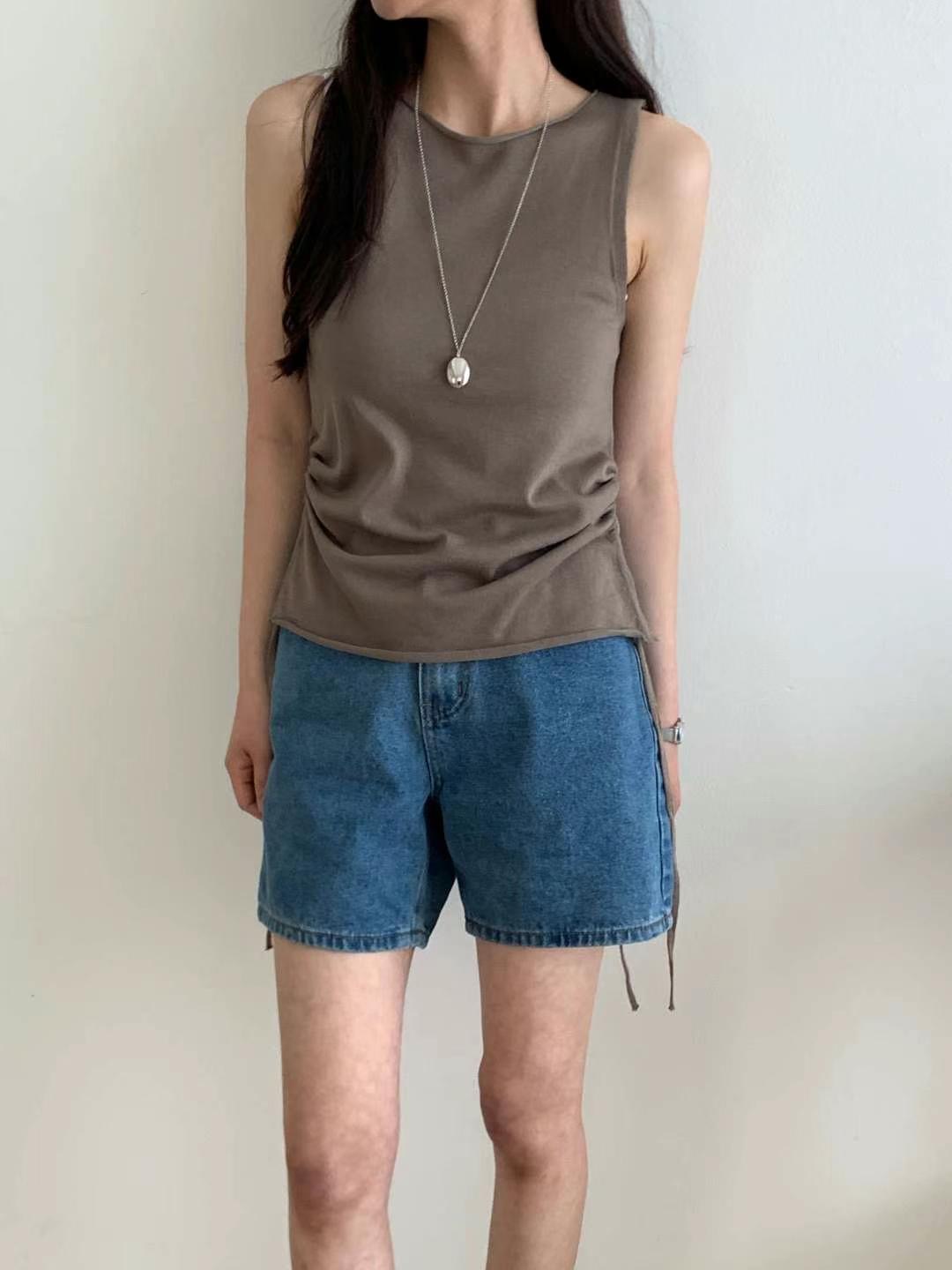LOOK韓國直郵㊣女裝新品休閑真品職業熱賣人氣25春夏吊帶背心LOOK吊帶/背心圖色1