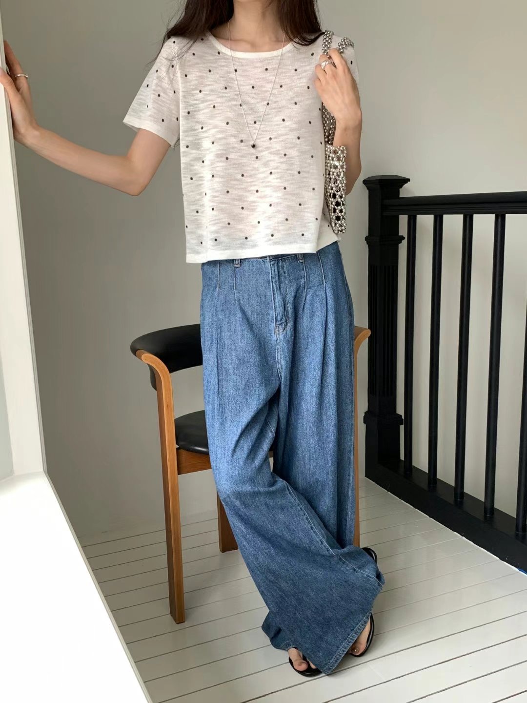 IGOTC-아가씨-T東大門㊣實拍女裝新款推薦休閑人氣真品T恤IGOTC-아가씨-TT恤