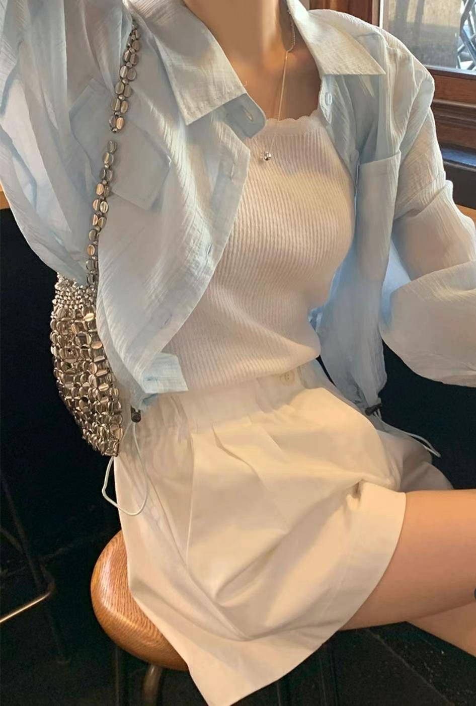 LOOK東大門㊣代購女裝新款推薦真品時尚休閑熱賣人氣吊帶背心LOOK吊帶/背心