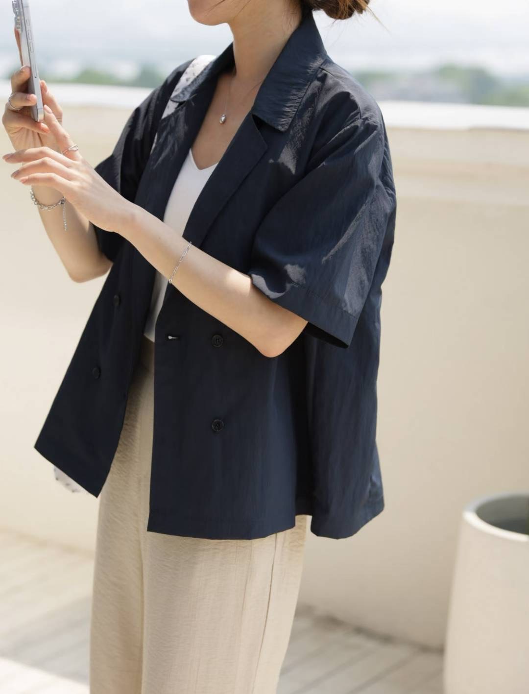 MU 뮤-T東大門㊣代購女士新品熱賣職業真品推薦人氣時尚夾克MU 뮤-T夾克圖色2
