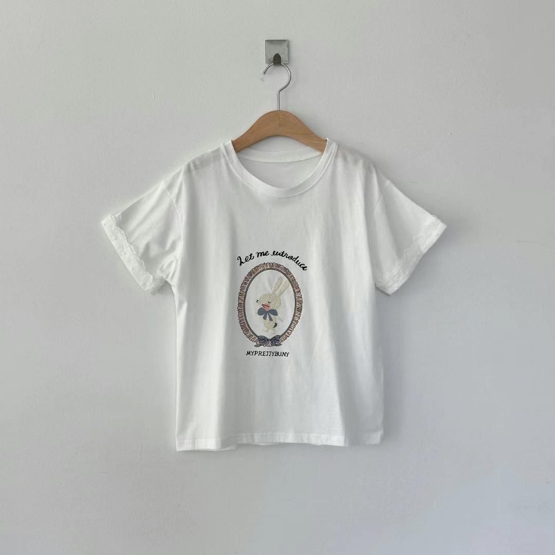 IGOTC-아가씨-T韓國直郵㊣女士新款時尚職業熱賣人氣T恤兔子IGOTC-아가씨-TT恤圖色1