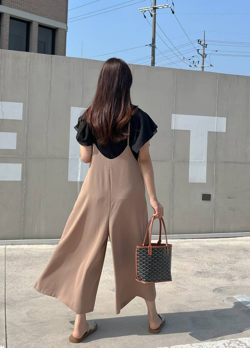 MU 뮤-T東大門㊣直郵女士新款職業時尚熱賣真品25春夏連體褲MU 뮤-T連體褲
