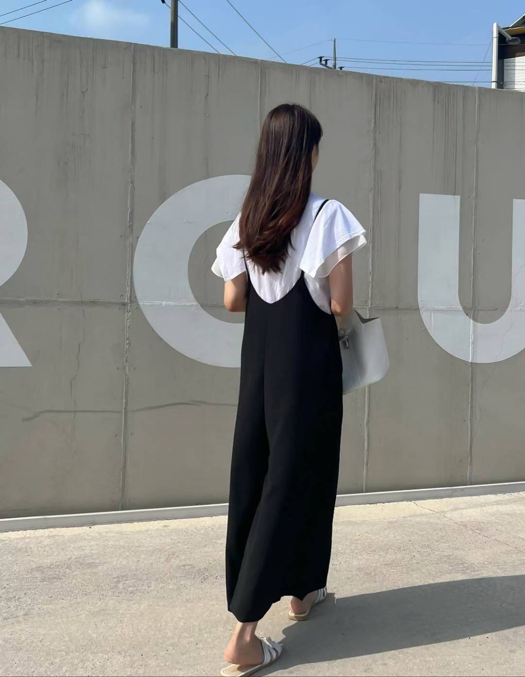 MU 뮤-T東大門㊣直郵女士新款職業時尚熱賣真品25春夏連體褲MU 뮤-T連體褲