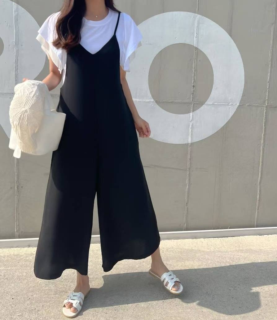 MU 뮤-T東大門㊣直郵女士新款職業時尚熱賣真品25春夏連體褲MU 뮤-T連體褲