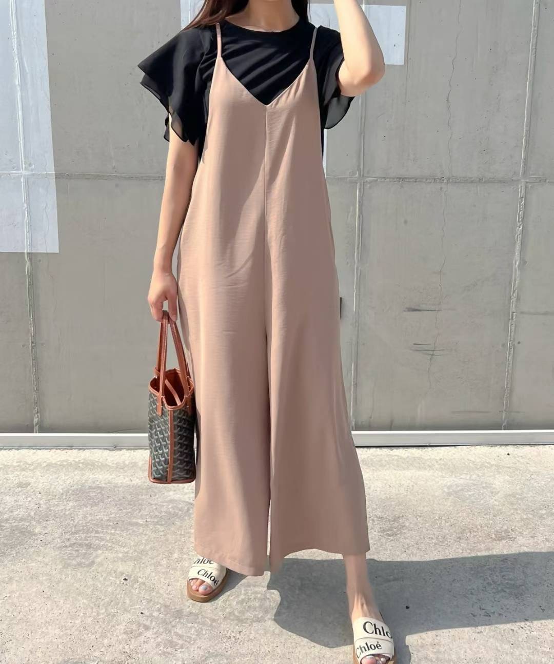 MU 뮤-T東大門㊣直郵女士新款職業時尚熱賣真品25春夏連體褲MU 뮤-T連體褲圖色2