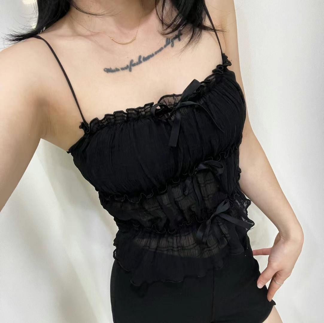 GANJI-간지-T東大門㊣直郵女士新品休閑25春夏熱賣吊帶背心GANJI-ot吊帶/背心圖色2