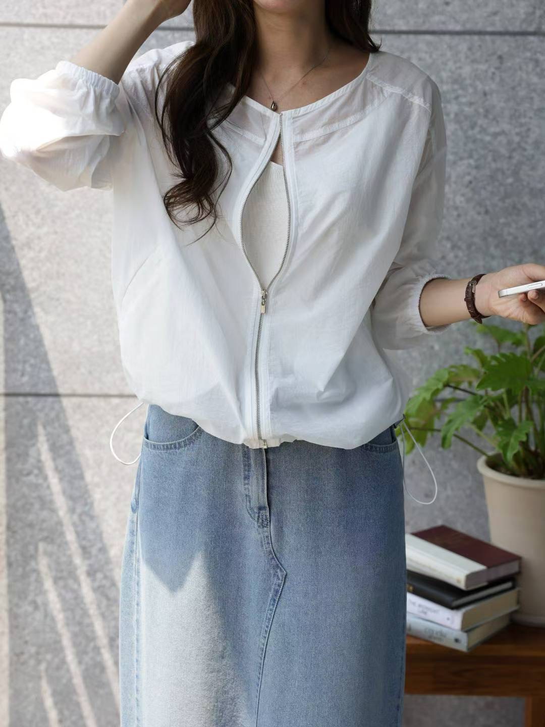 MU 뮤-T東大門㊣直郵女裝新品25春夏真品人氣時尚職業夾克MU 뮤-T夾克