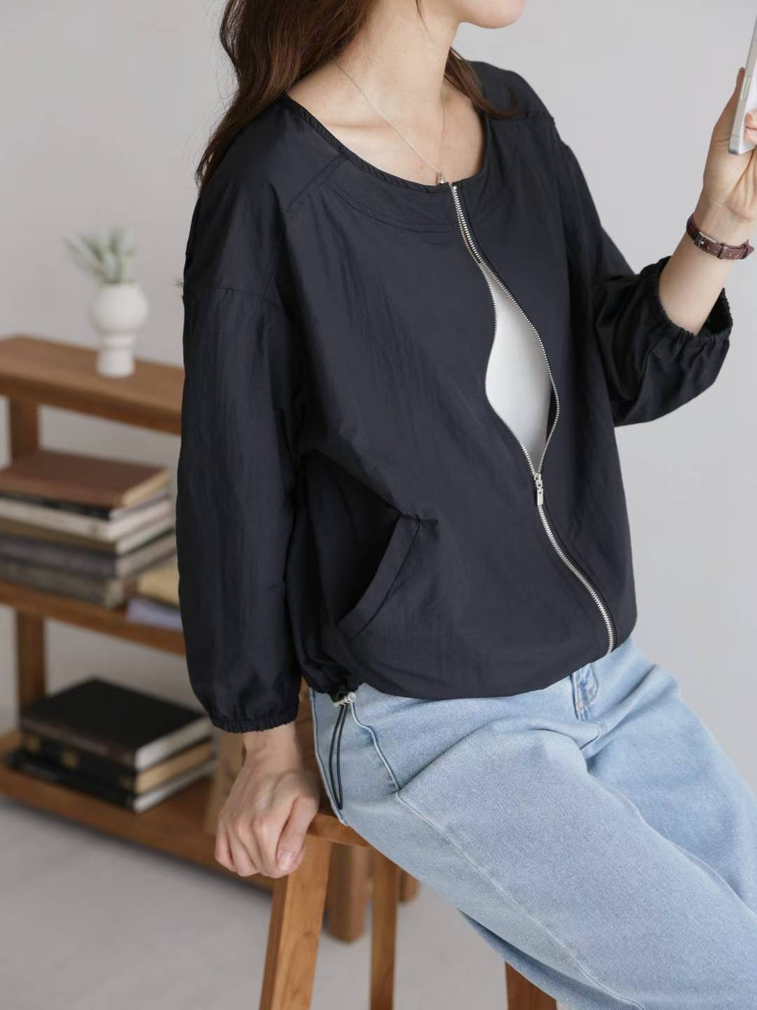 MU 뮤-T東大門㊣直郵女裝新品25春夏真品人氣時尚職業夾克MU 뮤-T夾克圖色2