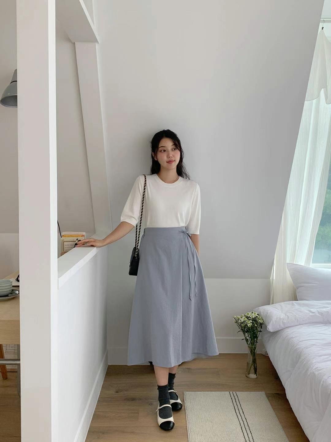 STELLA SKIRT韓國直郵㊣女裝新款時尚職業休閑半身裙中短裙STELLA SKIRT半身裙/中短裙