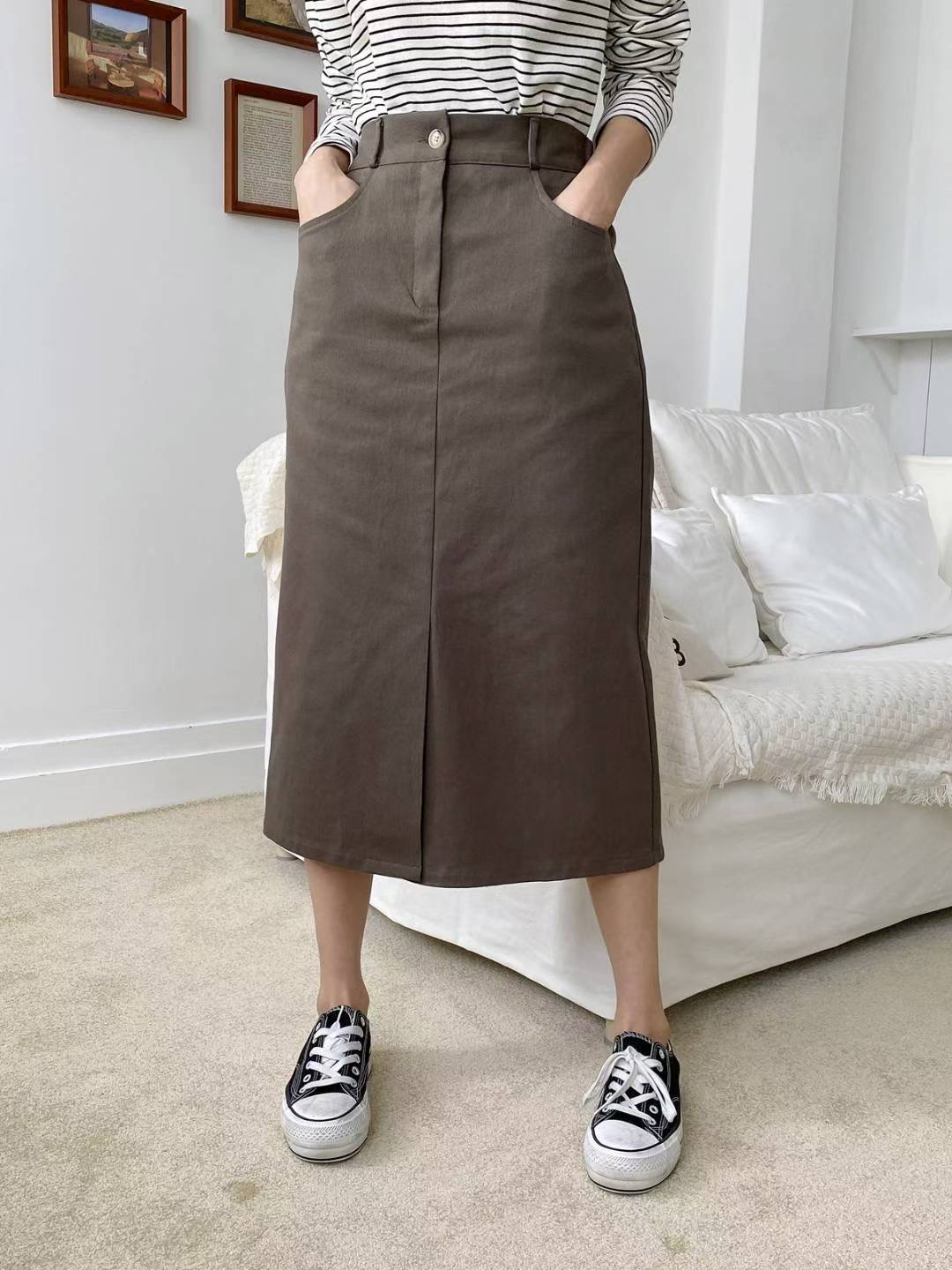 STELLA SKIRT東大門㊣代購女裝新款25春夏休閑半身裙中短裙STELLA SKIRT半身裙/中短裙