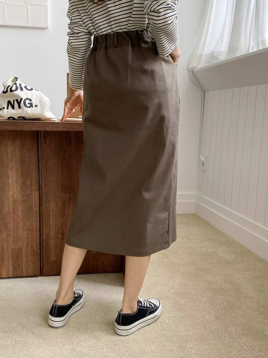 STELLA SKIRT東大門㊣代購女裝新款25春夏休閑半身裙中短裙STELLA SKIRT半身裙/中短裙