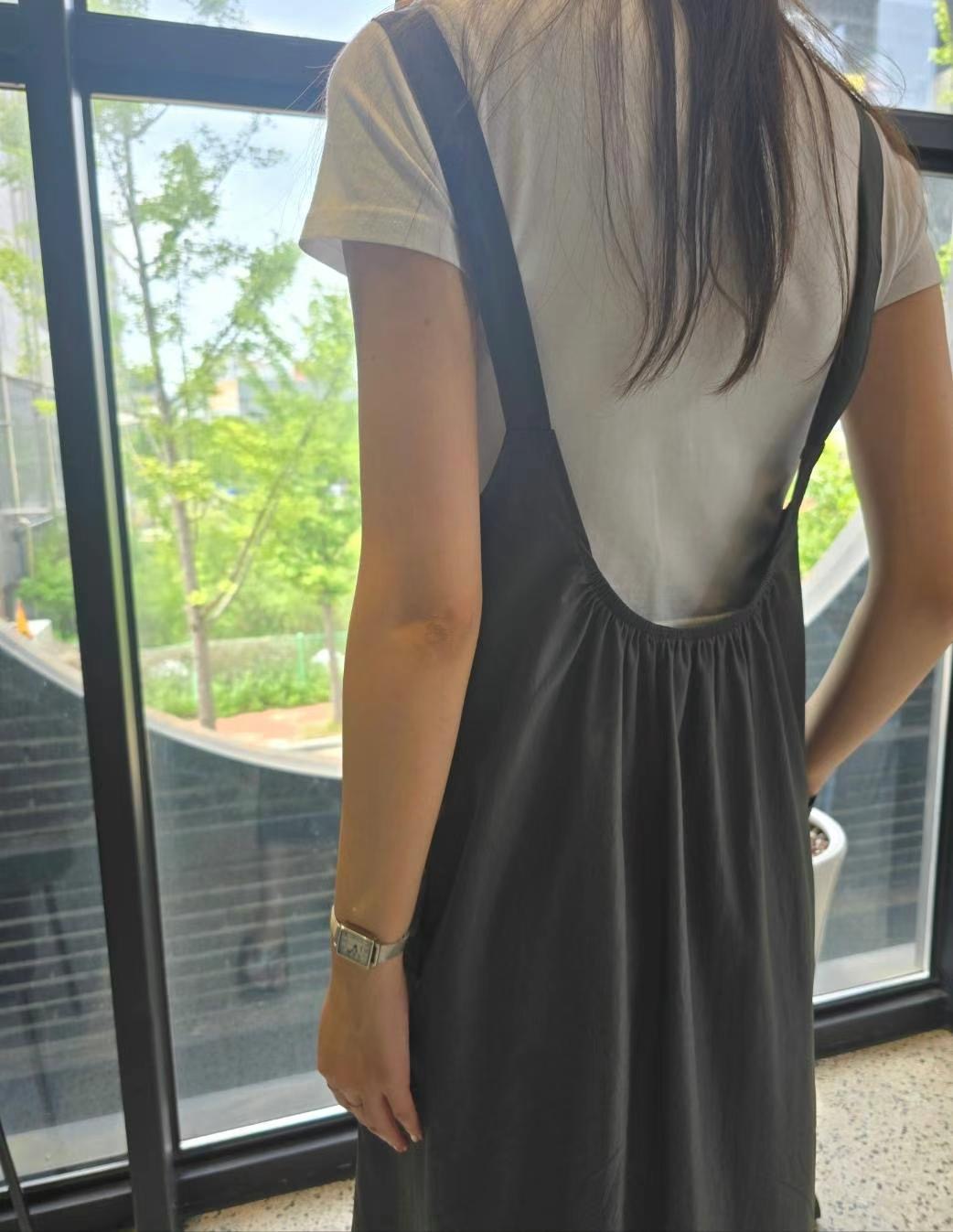 MU 뮤-T韓國代購㊣女士新款職業時尚真品25春夏人氣連衣裙MU 뮤-T連衣裙