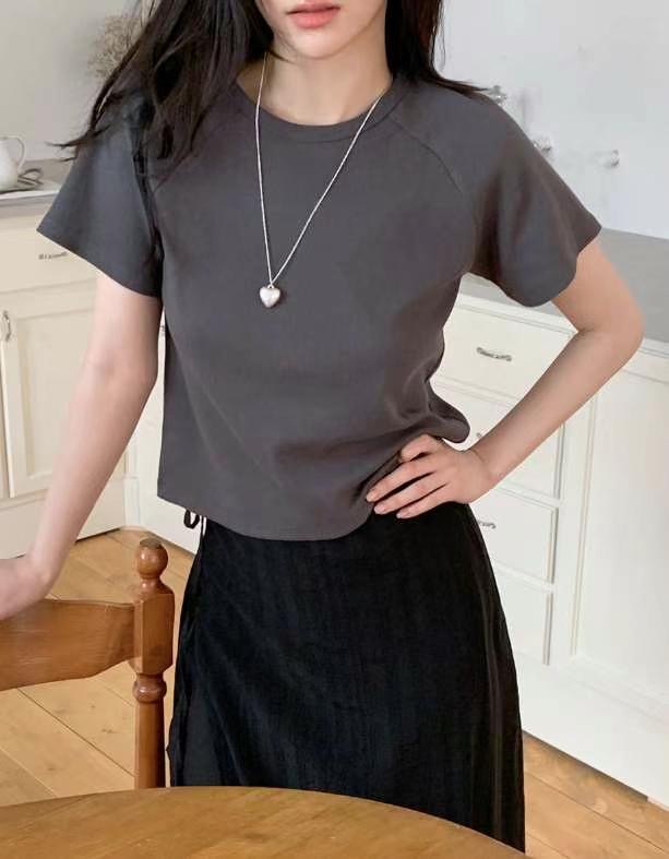 PASTELDEER東大門㊣直郵女士新款25春夏推薦人氣熱賣休閑T恤PASTELDEERT恤圖色3