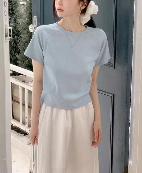 PASTELDEER東大門㊣直郵女士新款25春夏推薦人氣熱賣休閑T恤PASTELDEERT恤圖色5