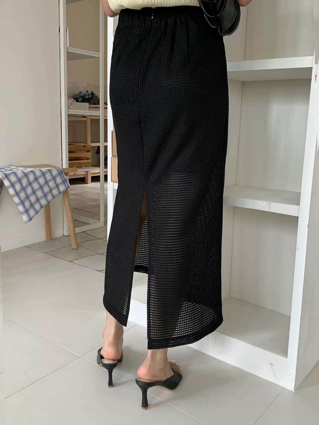 STELLA SKIRT韓國代購㊣女裝新品真品時尚熱賣休閑25春夏長裙STELLA SKIRT長裙