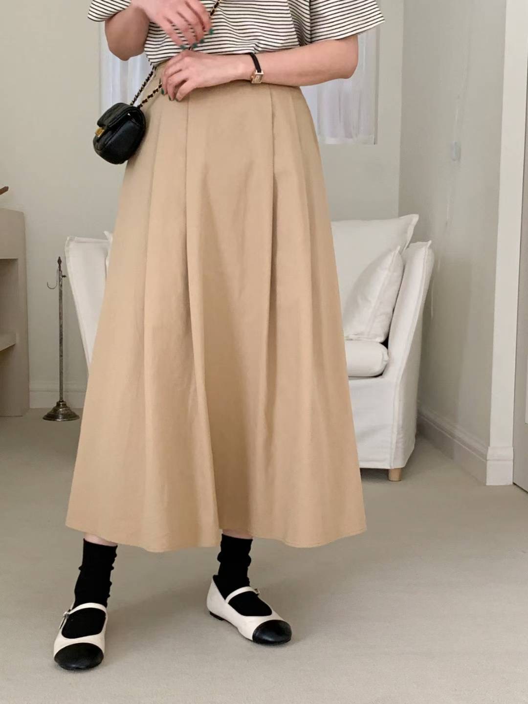 STELLA SKIRT東大門㊣代購女裝新品真品時尚人氣職業25春夏長裙STELLA SKIRT長裙圖色2