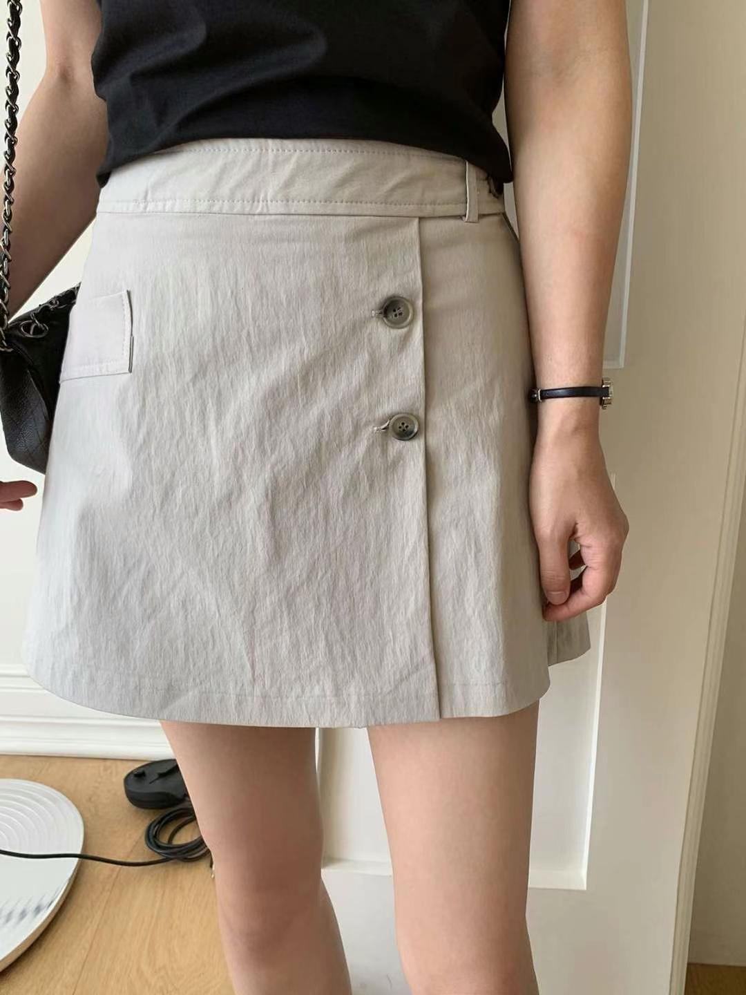 STELLA SKIRT韓國直郵㊣女士新款職業真品休閑時尚裙褲紐扣STELLA SKIRT裙褲