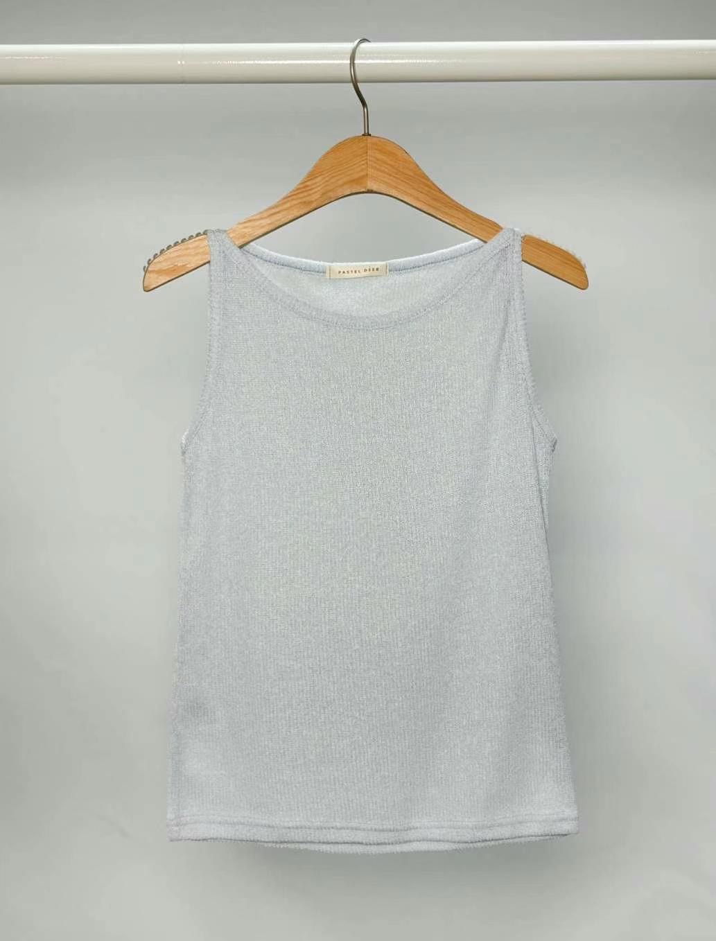 PASTELDEER東大門㊣代購女裝新品25春夏時尚休閑真品吊帶背心PASTELDEER吊帶/背心圖色2