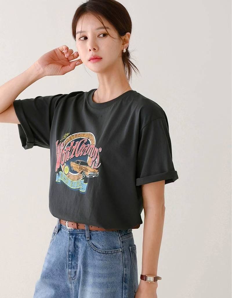 MU 뮤-T東大門㊣實拍女士新品推薦人氣真品休閑時尚職業T恤MU 뮤-TT恤