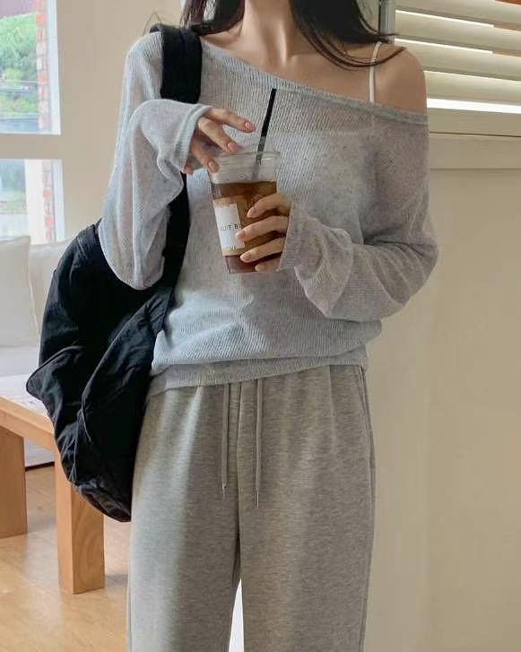 PASTELDEER韓國代購㊣女裝新款時尚真品人氣職業長袖T恤亞麻PASTELDEER長袖T恤