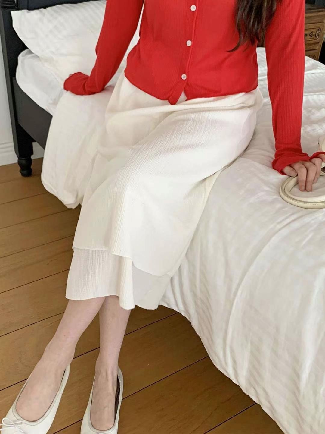 STELLA SKIRT韓國直郵㊣女士新款時尚25春夏熱賣人氣職業長裙STELLA SKIRT長裙